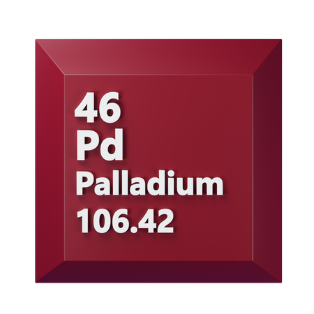 Palladium  3D Icon