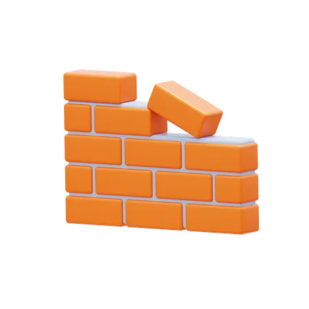 Pallet Of Bricks  3D Icon