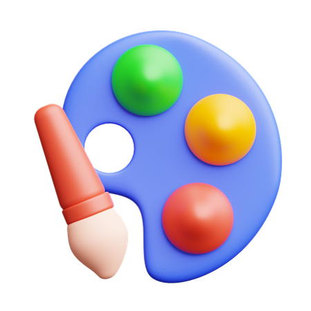 Pallete  3D Icon