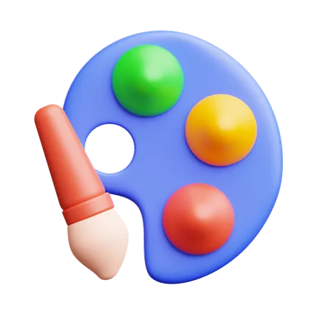 Pallete  3D Icon