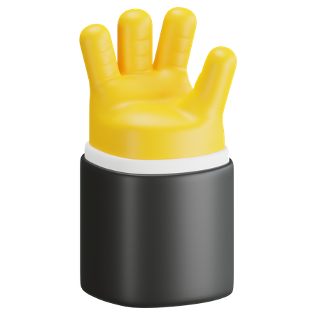 Palm Hand Gesture  3D Icon