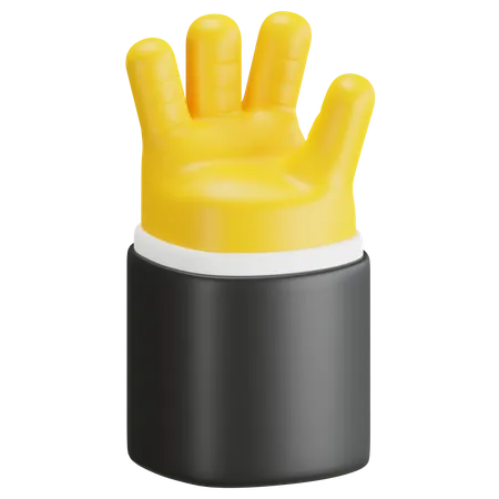 Palm Hand Gesture  3D Icon