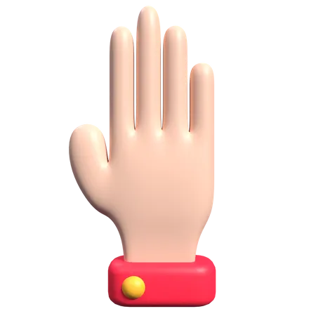 Palm Hand Gesture  3D Icon