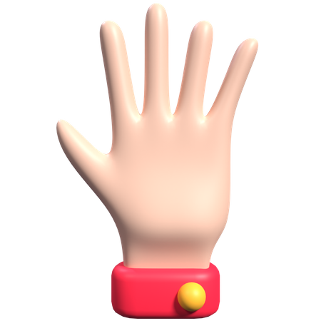 Palm Hand Gesture  3D Icon