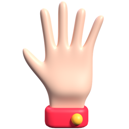 Palm Hand Gesture  3D Icon