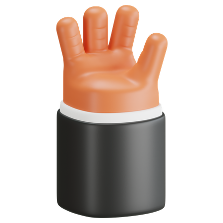Palm Hand Gesture  3D Icon