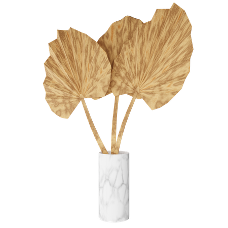 Palm Leaf Decoration  3D Icon