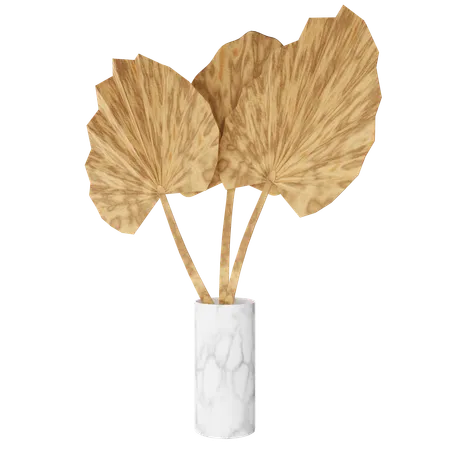 Palm Leaf Decoration  3D Icon