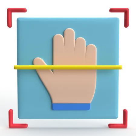 Palm Scanner  3D Icon