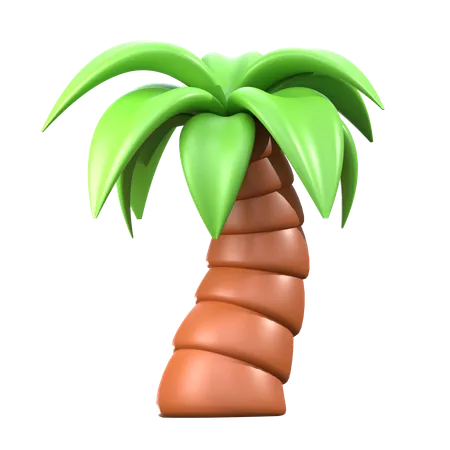 Palm Tree 3 D Ramadan Icon 3D Icon
