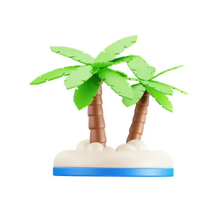 Palm tree  3D Icon