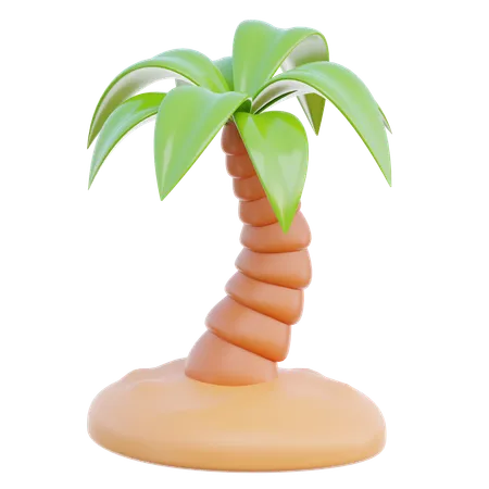 Palm Tree 3 D Icon Which Can Be Used For Various Purposes Such As Websites Mobile Apps Presentation And Others 3D Icon