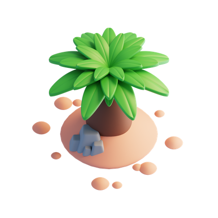 Palm tree  3D Icon