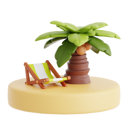 Palm Tree  3D Icon