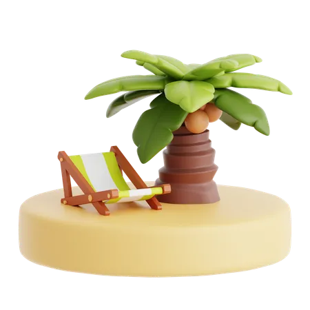 Palm Tree  3D Icon