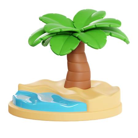 Palm Tree  3D Icon
