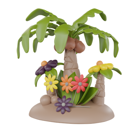 Palm Tree  3D Icon