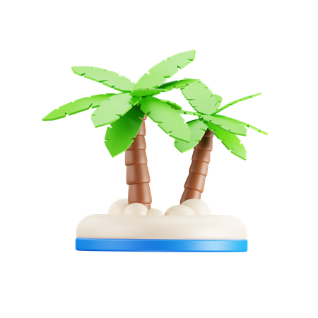 Palm tree  3D Icon