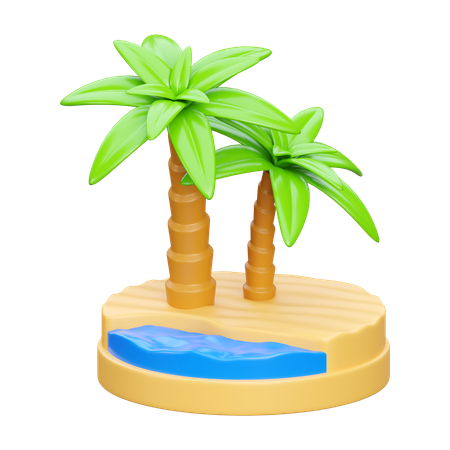 Palm Tree  3D Icon