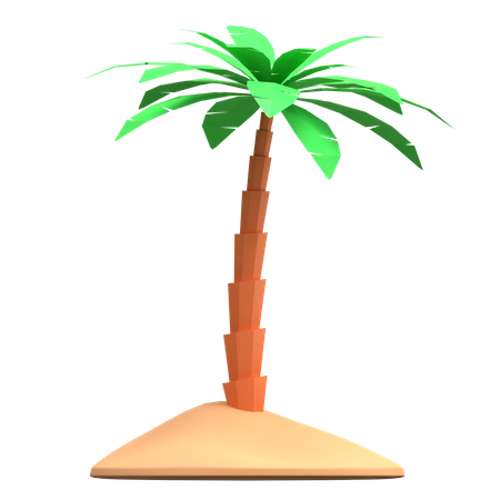 Palm Tree  3D Illustration