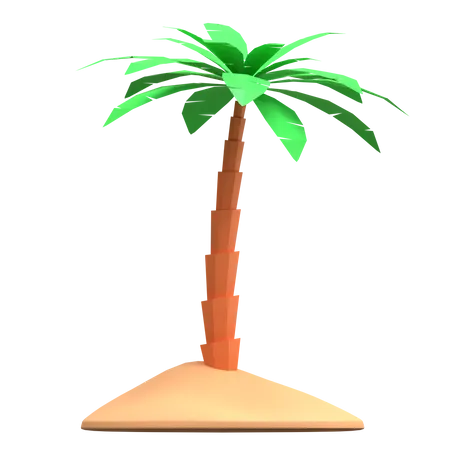 Palm Tree  3D Illustration