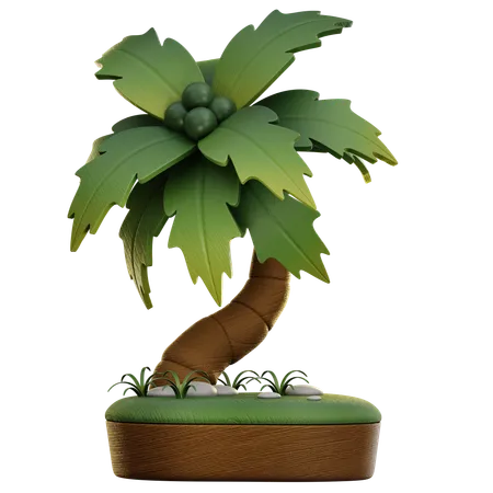 Palm Tree 3D Icon