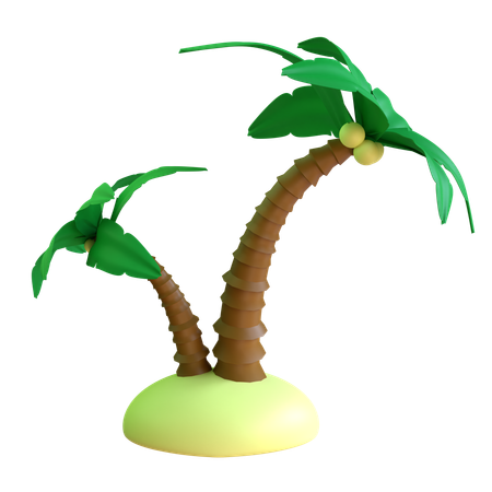 Palme  3D Icon