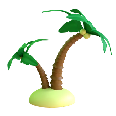 Palme  3D Icon