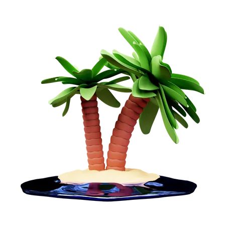 Palme  3D Icon