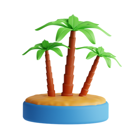 Palme  3D Icon