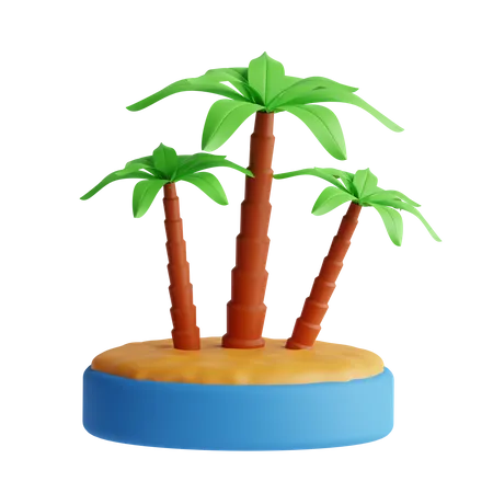 Palme  3D Icon
