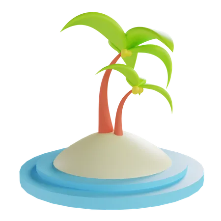 Palme  3D Icon