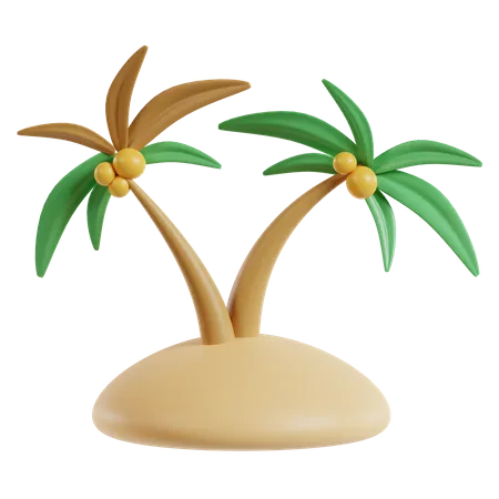 Palme  3D Icon