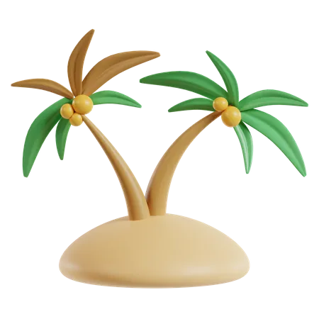 Palmeira  3D Icon