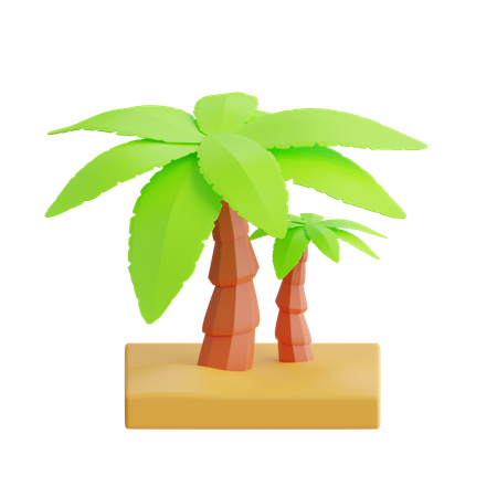 Palmera  3D Icon