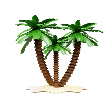 Palmera  3D Icon