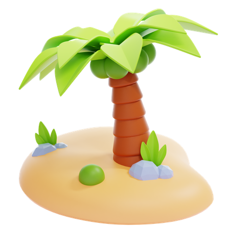 Palmera  3D Icon