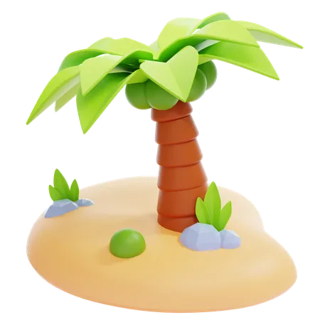 Palmera  3D Icon