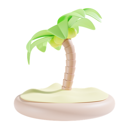 Palmera  3D Icon