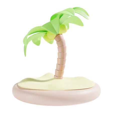 Palmera  3D Icon