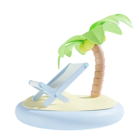 Palmera  3D Icon