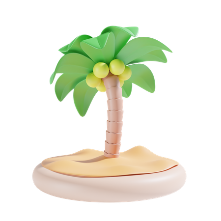 Palmera  3D Icon