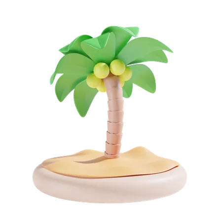 Palmera  3D Icon