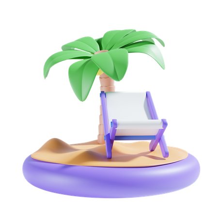 Palmera  3D Icon