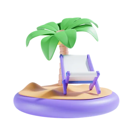 Palmera  3D Icon