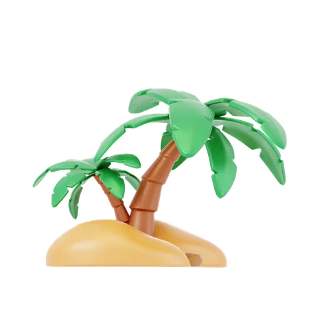 Palmera  3D Icon