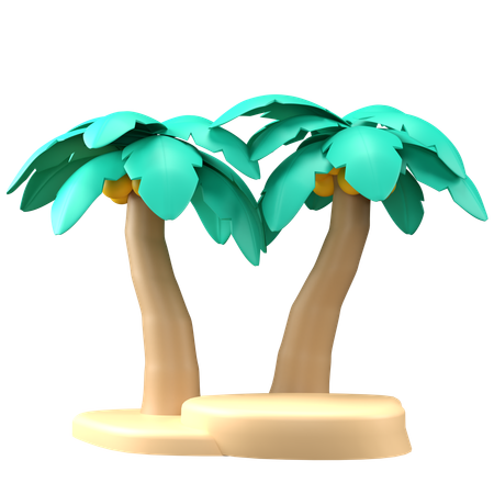 Palmera  3D Icon