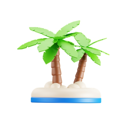 Palmera  3D Icon