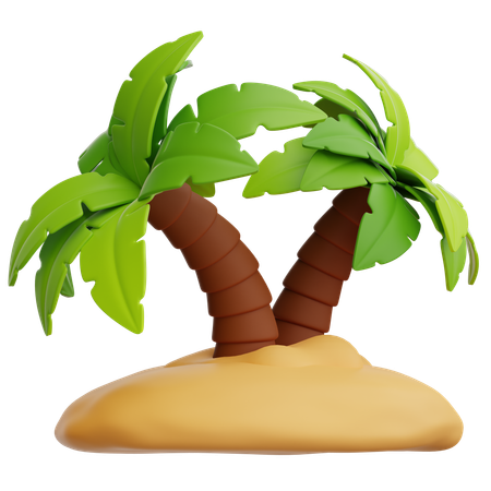 Palmera  3D Icon