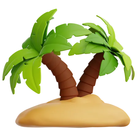 Palmera  3D Icon